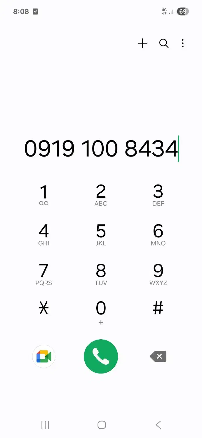 0919.100.8434|سیمکارت|تهران, شمسآباد|دیوار