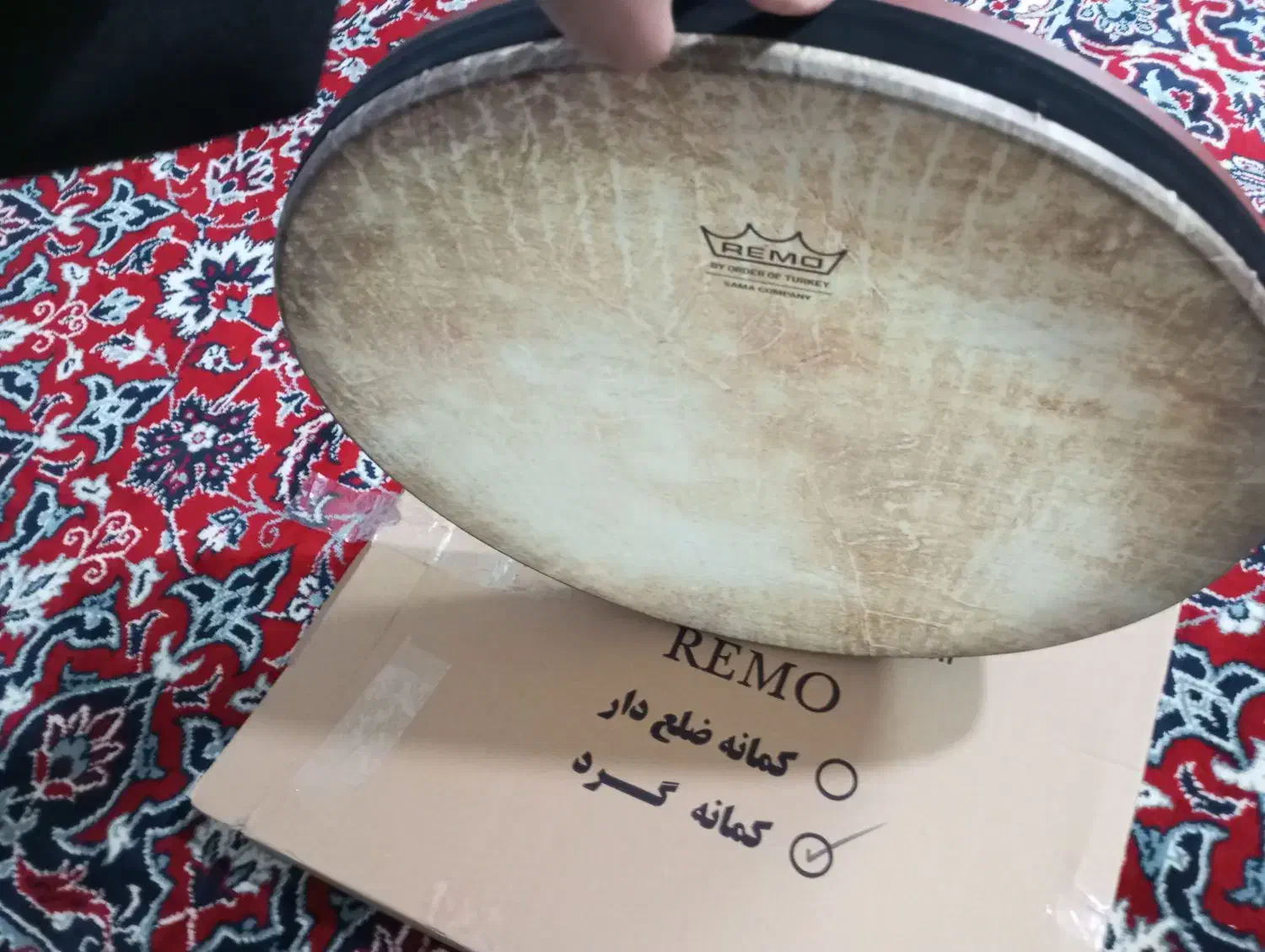 دف سما اصل دومهره|سازهای سنتی|قوچان, |دیوار