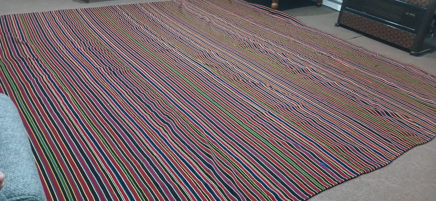 جاجیم قدیمی،قدمت بالای ۶۰ سال|گلیم، جاجیم، گبه|الوند, |دیوار