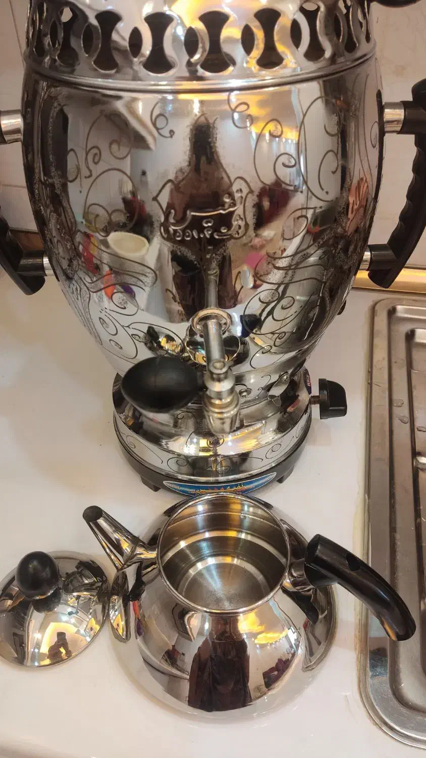 سماور گازی نو|سماور، چای‌ساز، قهوه‌ساز|تبریز, |دیوار