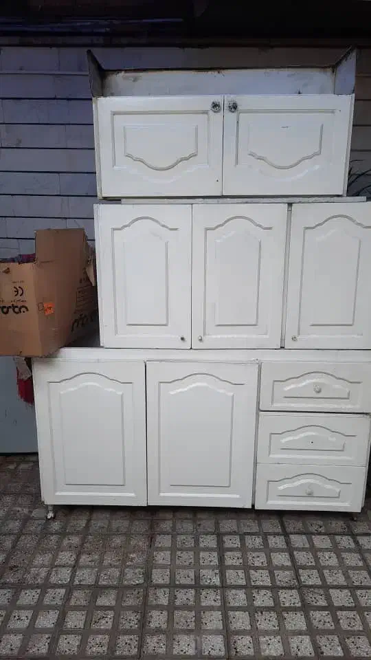 کابینت فلزی با هود همگی سالم محکم|مصالح و تجهیزات ساختمان|آفتاب, |دیوار