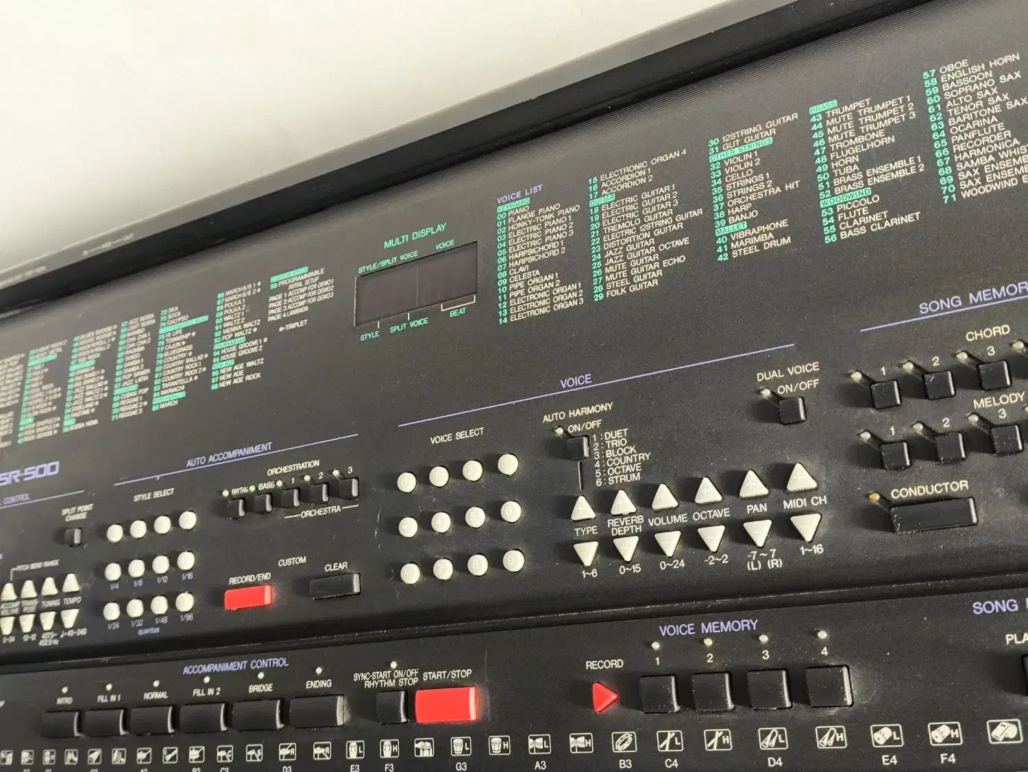 ارگ کیبورد یاماها PSR 500 ریتم فارسی|پیانو، کیبورد، آکاردئون|رباط‌کریم, رباط‌کریم|دیوار