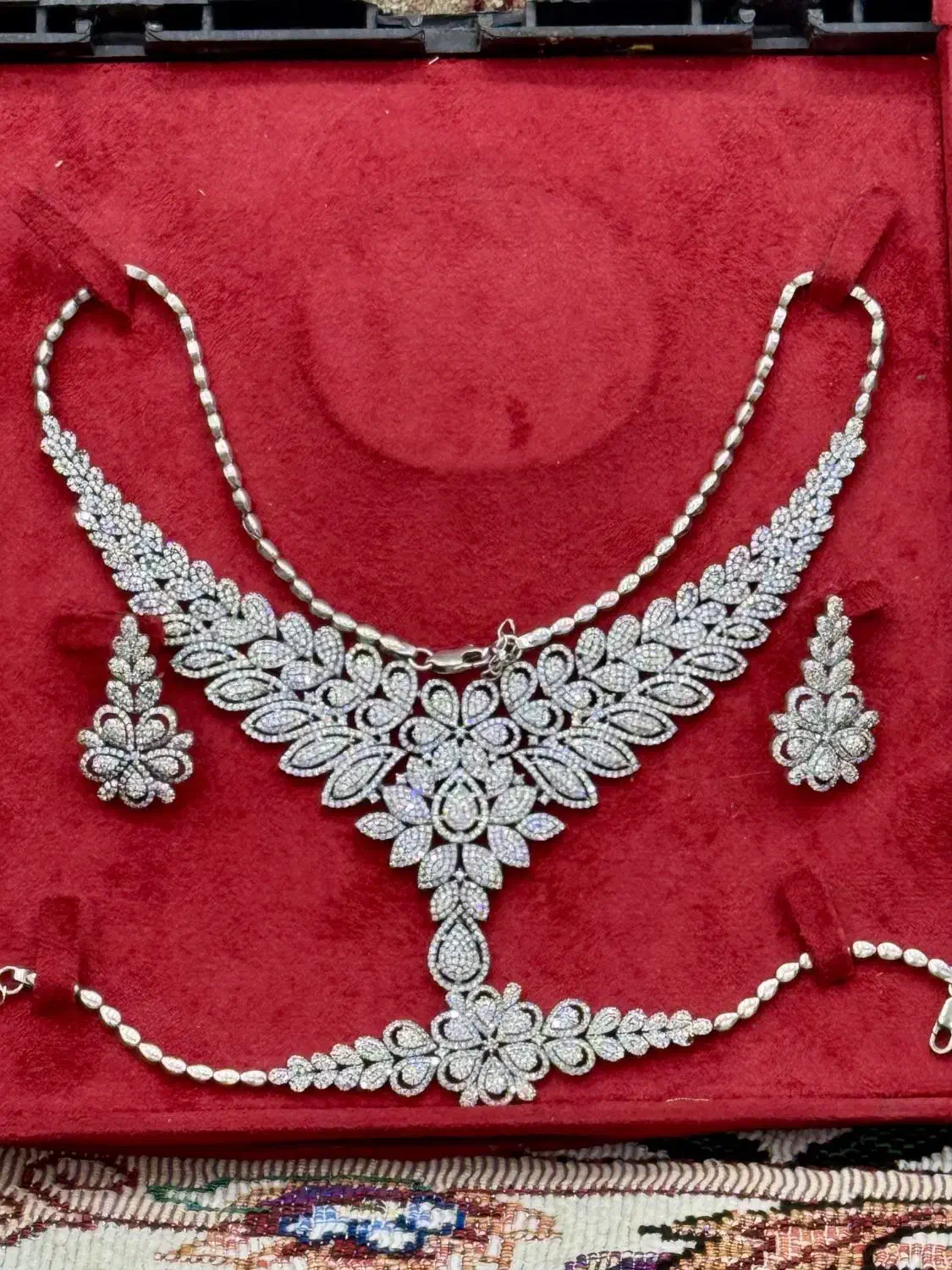 ست نقره بسیار زیبا|جواهرات|جوانرود, |دیوار