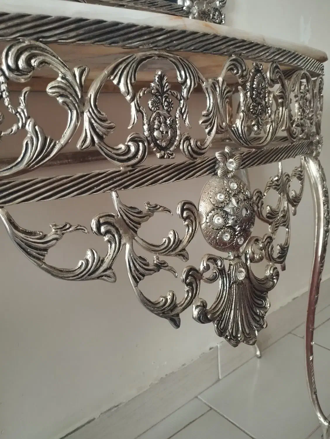 اینه کنسول برنز سنگین|بوفه، ویترین، کنسول|تبریز, |دیوار