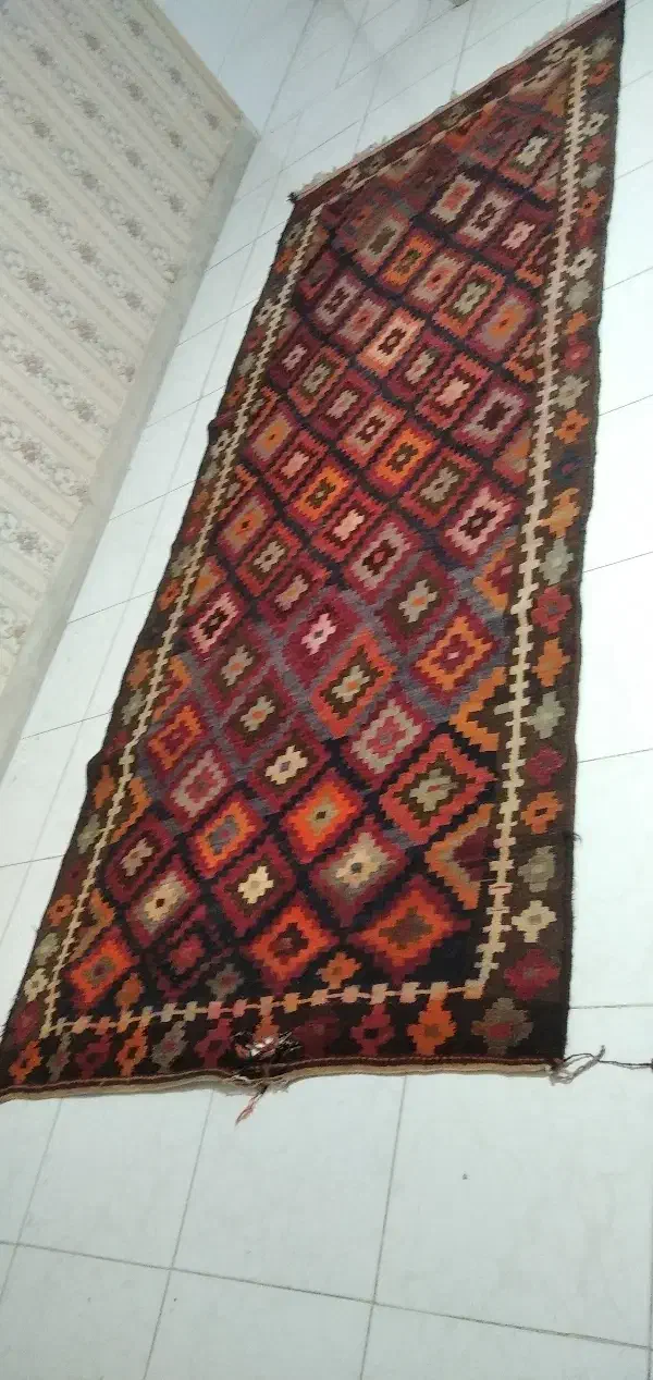 گلیم دست باف|گلیم، جاجیم، گبه|کرمانشاه, |دیوار