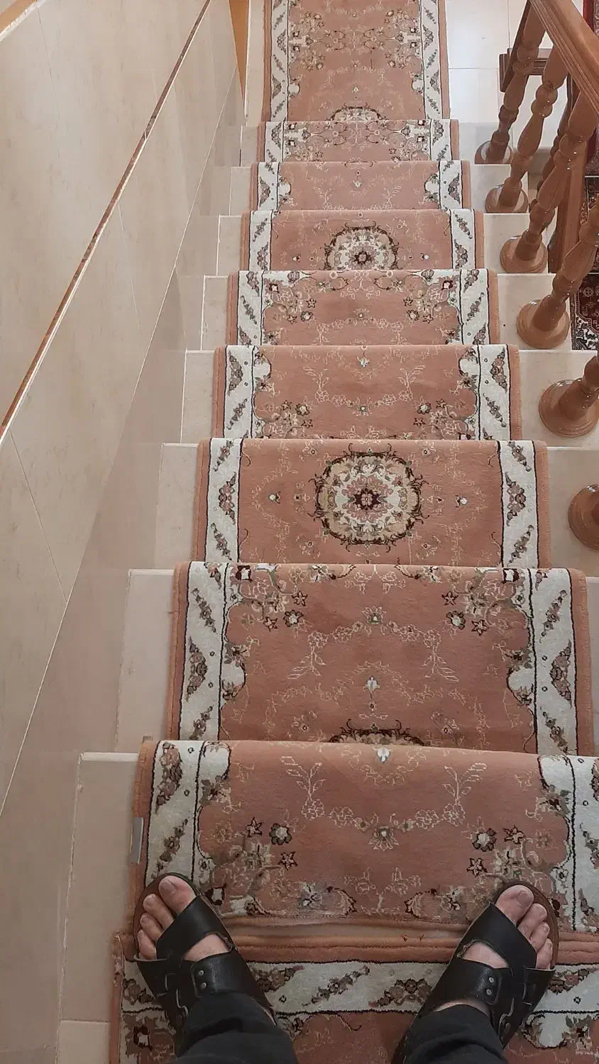 2 تخته فرش راه پله|فرش|سراب, |دیوار