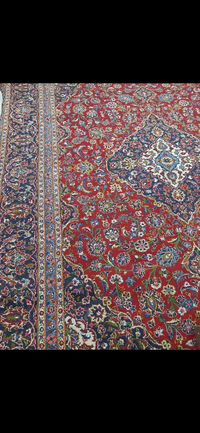 فرش دستباف نجف آبادی ۱۲ متری سالم وتمیز|فرش|فولادشهر, مسکن مهر فولادشهر|دیوار