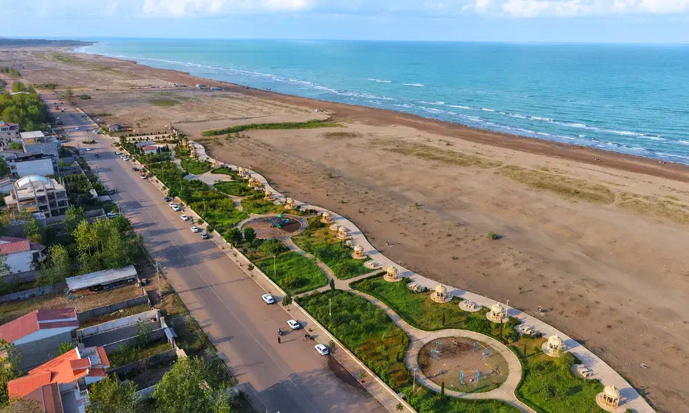 زمین ساحلی درمنطقه شرق گیلان نگینی در سواحل خزر|فروش زمین و ملک کلنگی|رشت, پارک شهر|دیوار