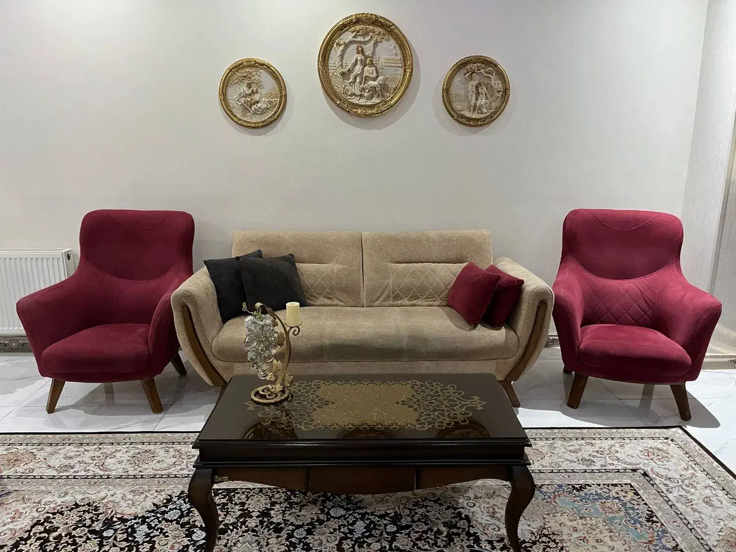 مبل نیم ست|مبلمان خانگی و میز عسلی|اندیشه, شهرک صدف|دیوار