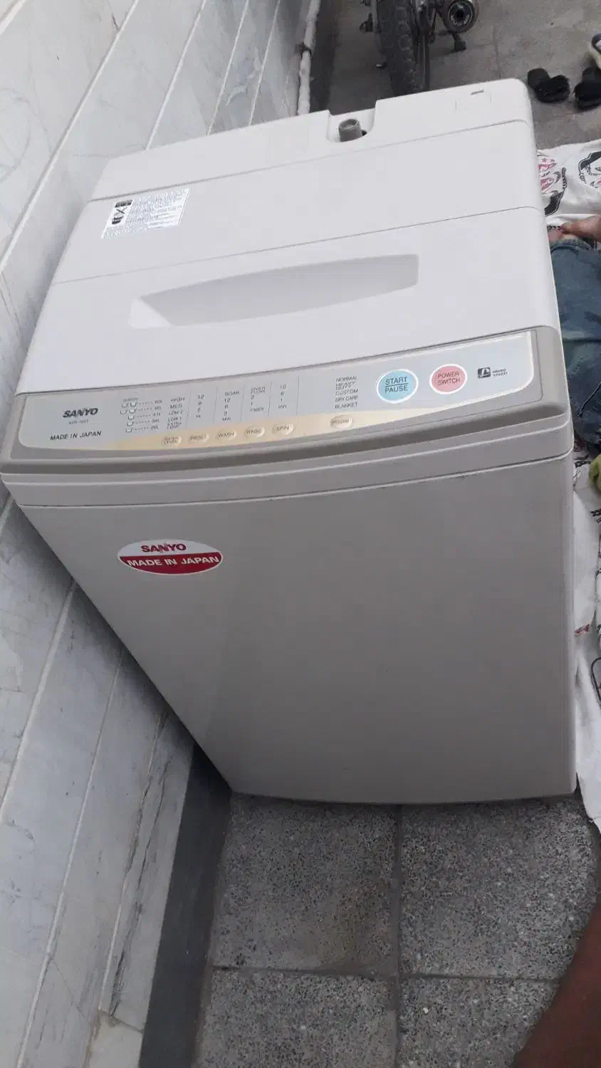 لباسشویی تمام اتوماتیک سانیو ژاپنی|ماشین لباسشویی و خشککن لباس|قم, علی آباد|دیوار