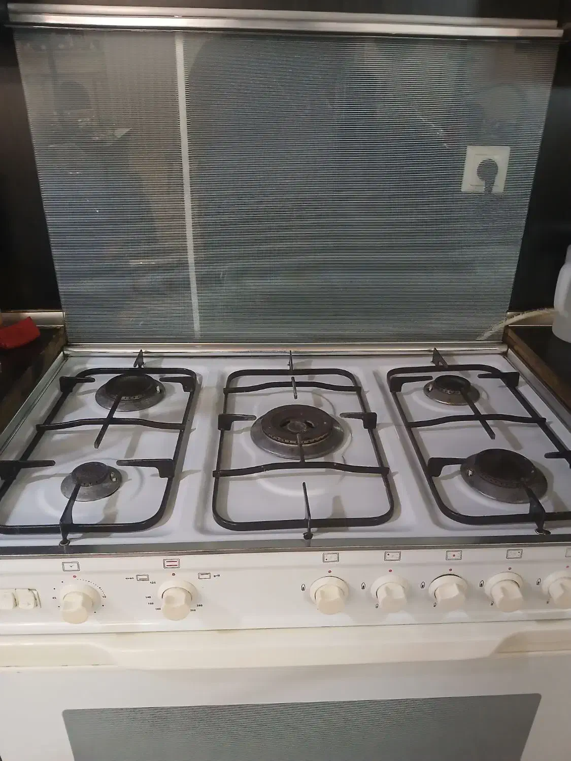 گاز ۵ شعله فر دار|اجاق گاز و لوازم برقی پختوپز|ساوه, |دیوار