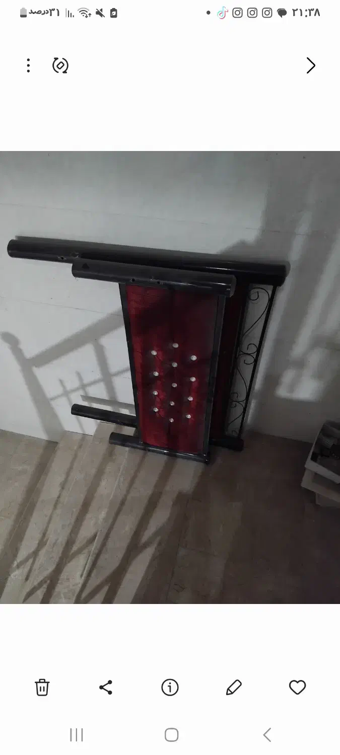 تخت فلزی|تخت و سرویس خواب|قم, انسجام|دیوار