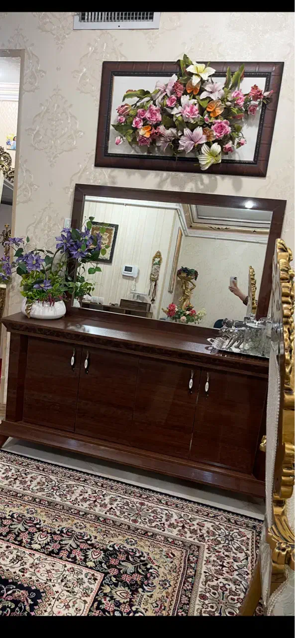 میز تی وی و اینه کنسول ست|بوفه، ویترین، کنسول|مریوان, |دیوار