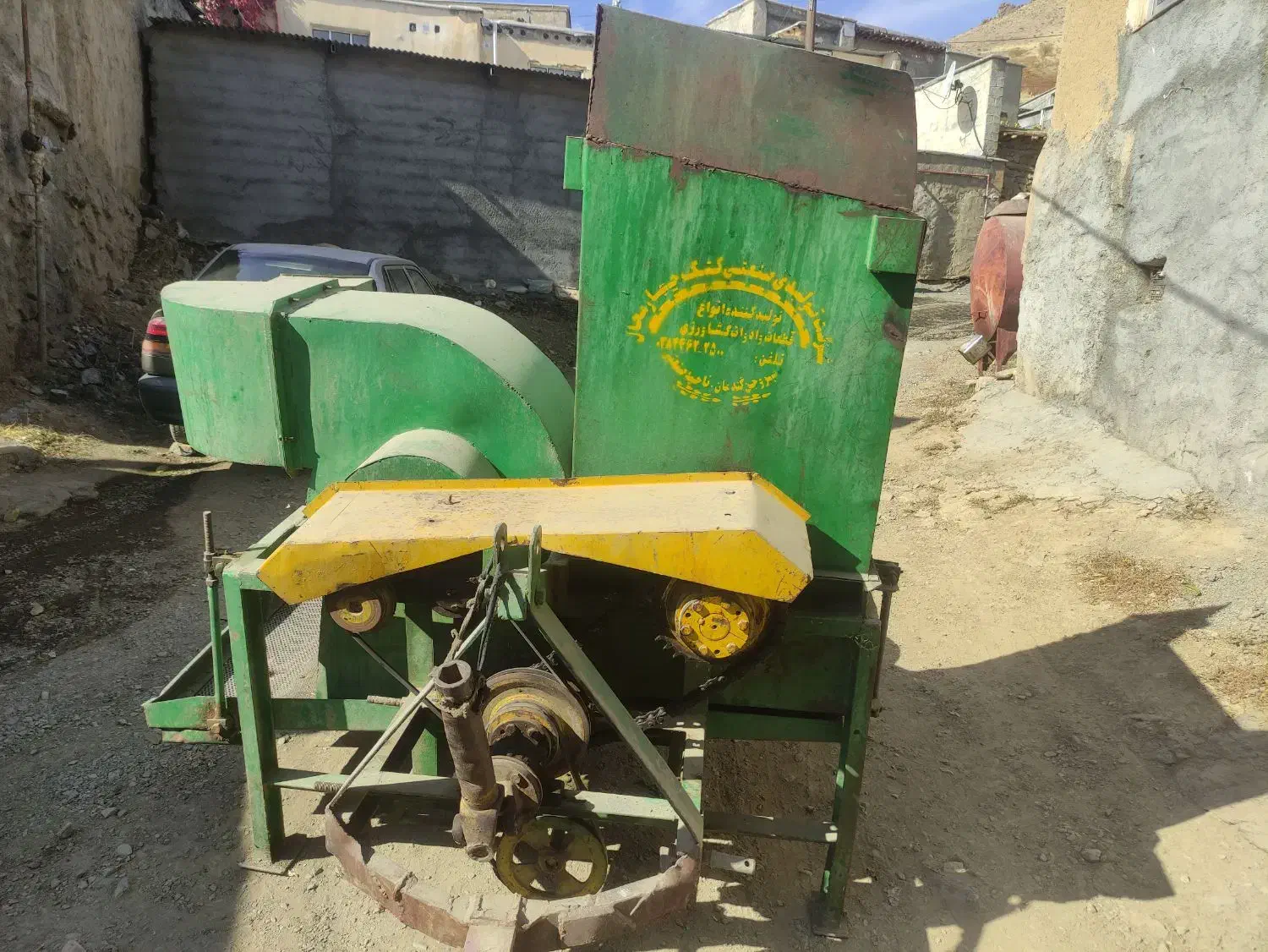 خرمنکوب بادی|ماشین‌آلات صنعتی|موچش, |دیوار