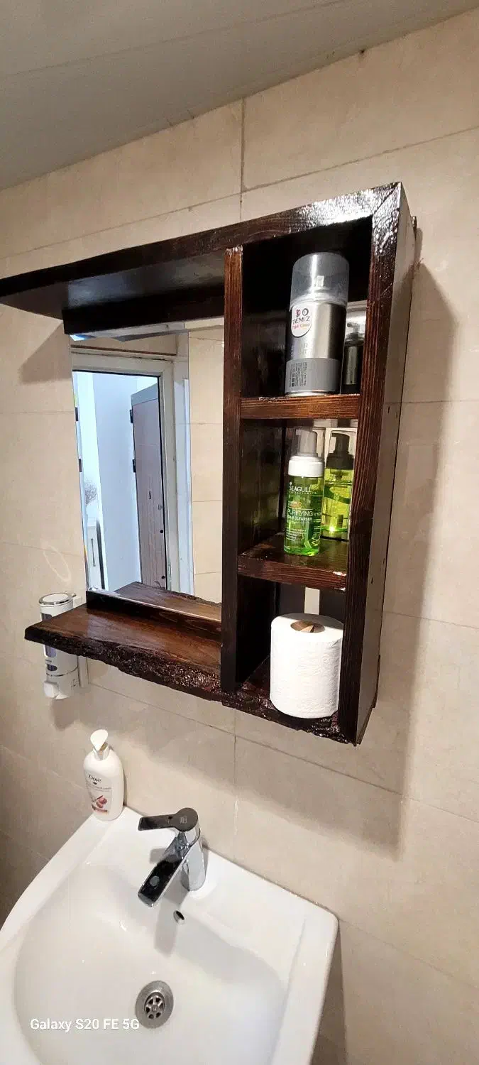 آئینه روشویی روستیک|لوازم سرویس بهداشتی|کرمانشاه, |دیوار