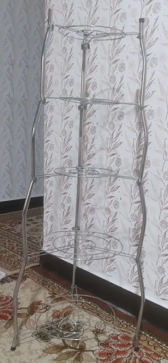 پایه قابلمه ۵ طبقه موج‌دار|آب‌چکان و نظم‌دهنده ظروف|بروجرد, |دیوار