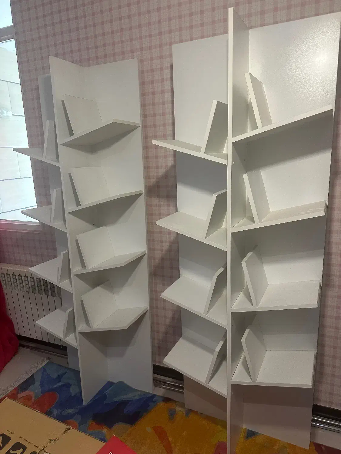 کتابخانه|کتابخانه، شلف، قفسههای دیواری|کرج, فاز ۳ گوهردشت|دیوار