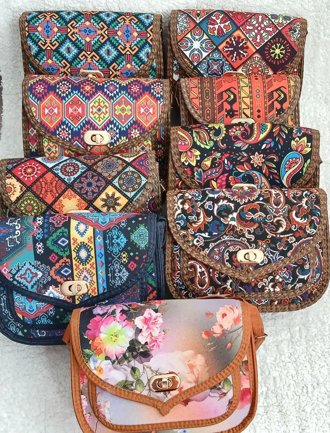 کیف ترمه مدل بهار|کیف، کفش، کمربند|قم, نیروگاه|دیوار