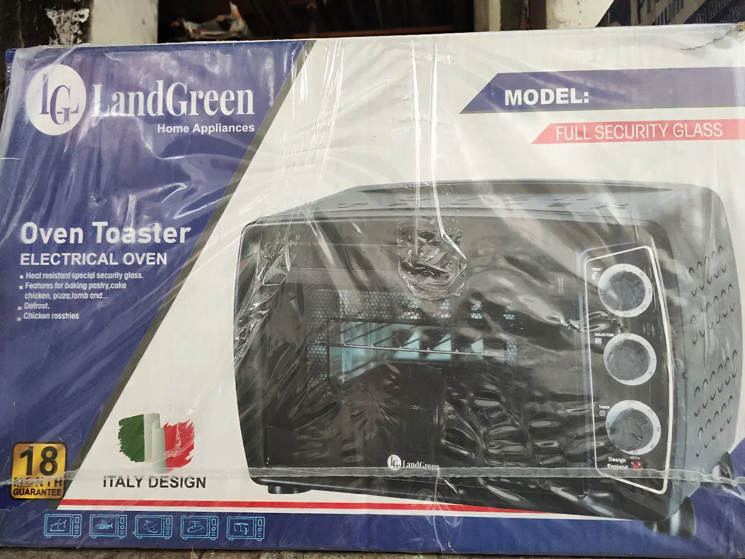 توستر اون لندگرین 6 لیتری|اجاق گاز و لوازم برقی پخت‌وپز|بندر انزلی, پیل علی باغ|دیوار