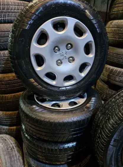 رینگ و لاستیک فابریکی پژو سایز۱۴|قطعات یدکی و لوازم جانبی|قزوین, |دیوار