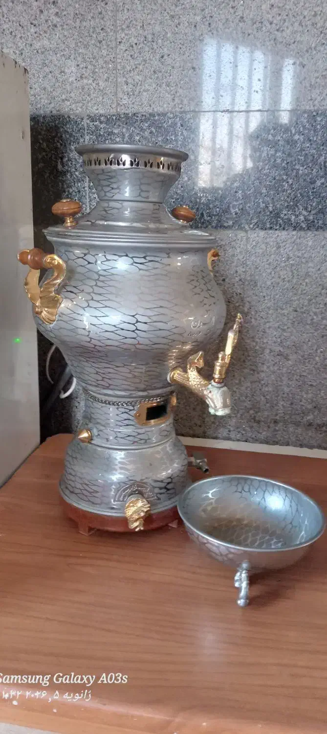 باسلام یک عددسماور گازی|سماور، چای‌ساز، قهوه‌ساز|کهریزک, |دیوار