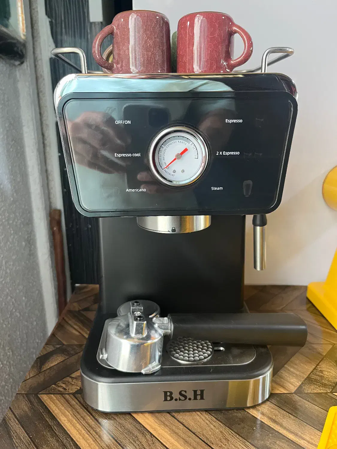 دستگاه اسپرسو خانگی به همراه اسیاب قهوه|سماور، چای‌ساز، قهوه‌ساز|اسالم, |دیوار