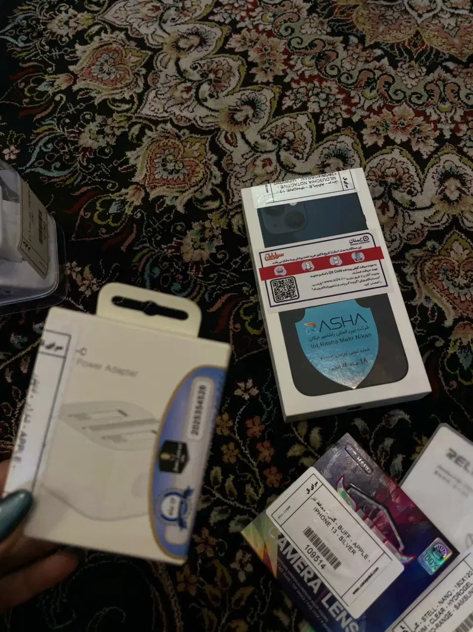 ایفون ۱۳ اکبند با وسایل|موبایل|تهران, اسکندری|دیوار