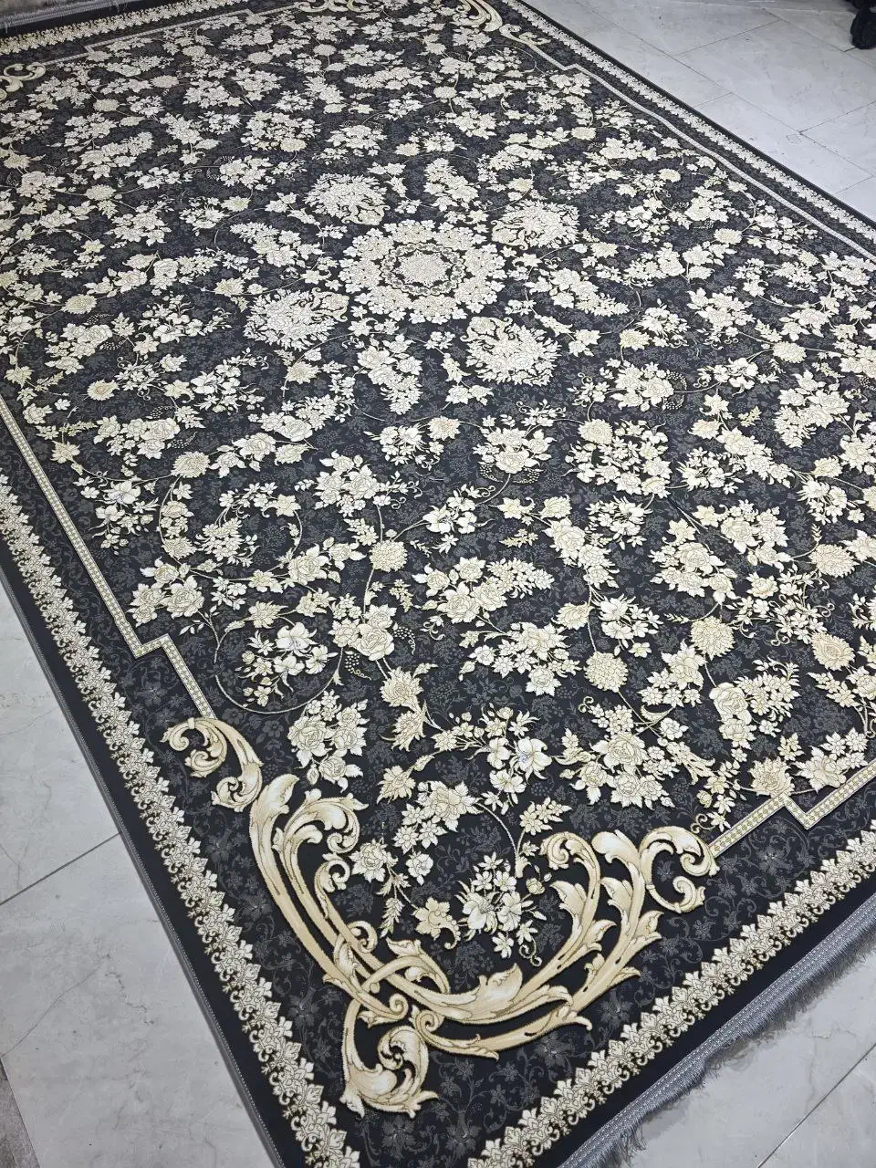 فرش ۹ متری ۱۲۰۰شانه ارسال ۳ روز از کاشان|فرش|کرمانشاه, |دیوار