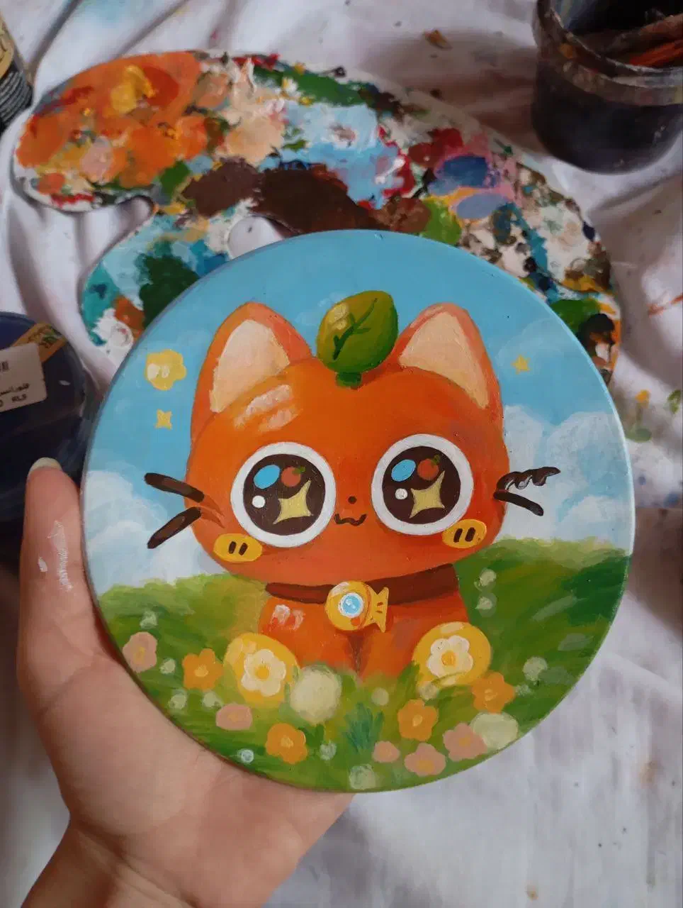 دیوارکوب سفالی هنری|صنایع دستی و سایر لوازم تزئینی|قم, باجک دو|دیوار