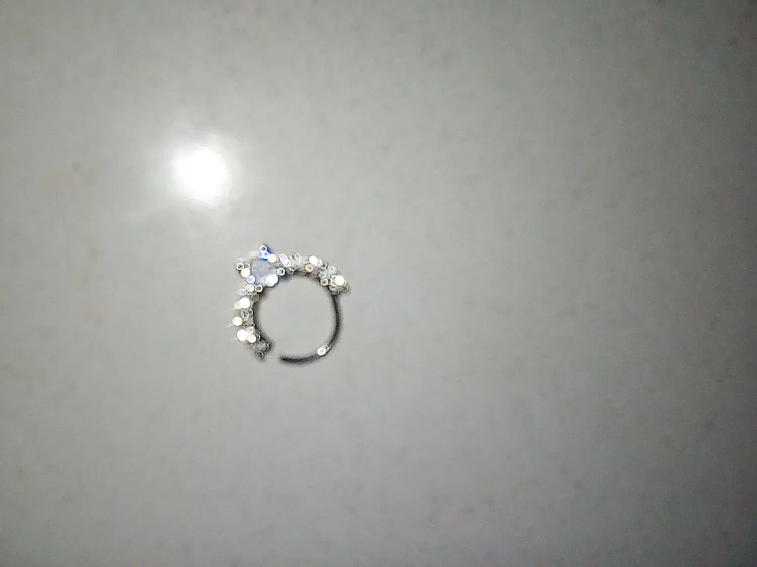 پیرسینگ بالای گوش آب نقره|جواهرات|زاهدان, |دیوار