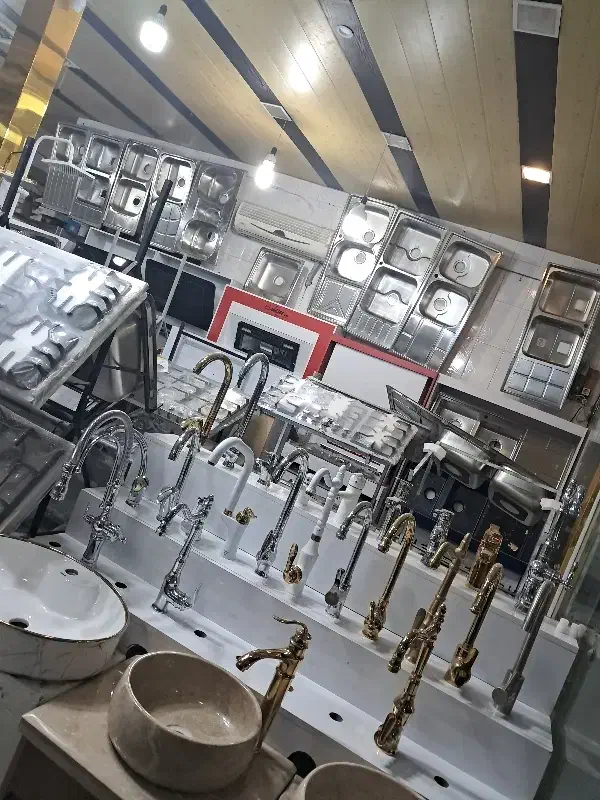 سینک ظرفشویی آشپزخانه آبشاری توکار روکار ۳۰۴ اجاق|مصالح و تجهیزات ساختمان|تبریز, |دیوار