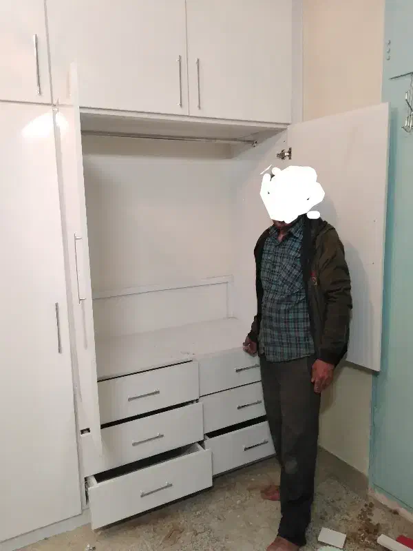 ساخت درب اتاقی و کمد. دیواری|جاکفشی، کمد، دراور|اندیشه, اندیشه فاز ۱|دیوار