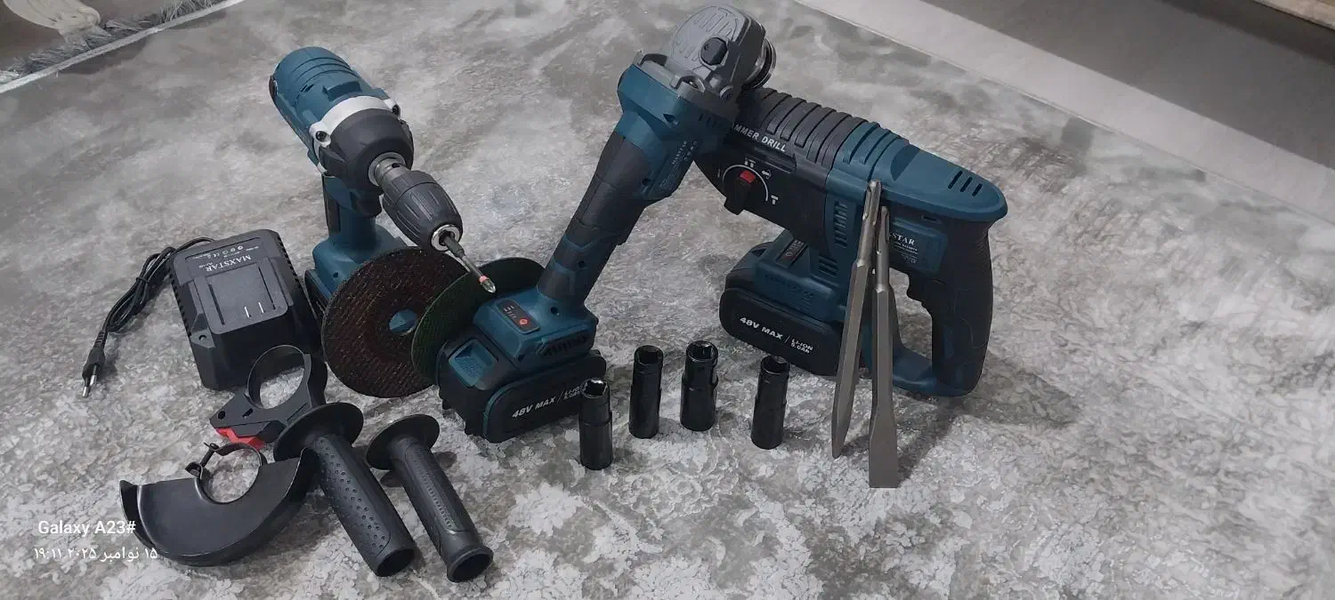 پک کامل دریل شارژی|ابزارآلات|ماکو, |دیوار