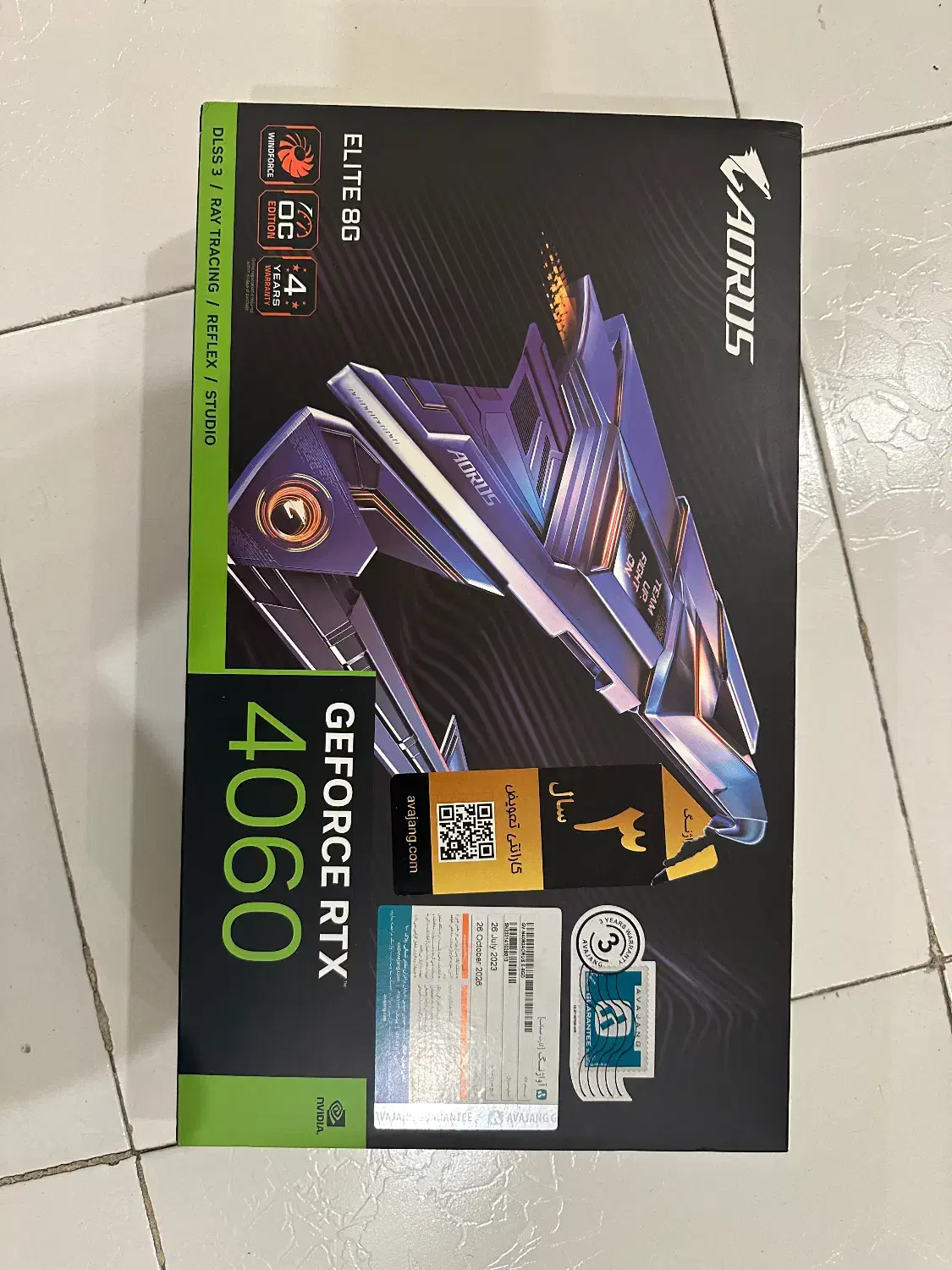 کارت گرافیک Aorus rtx 4060 elite|قطعات و لوازم جانبی رایانه|تهران, جردن|دیوار