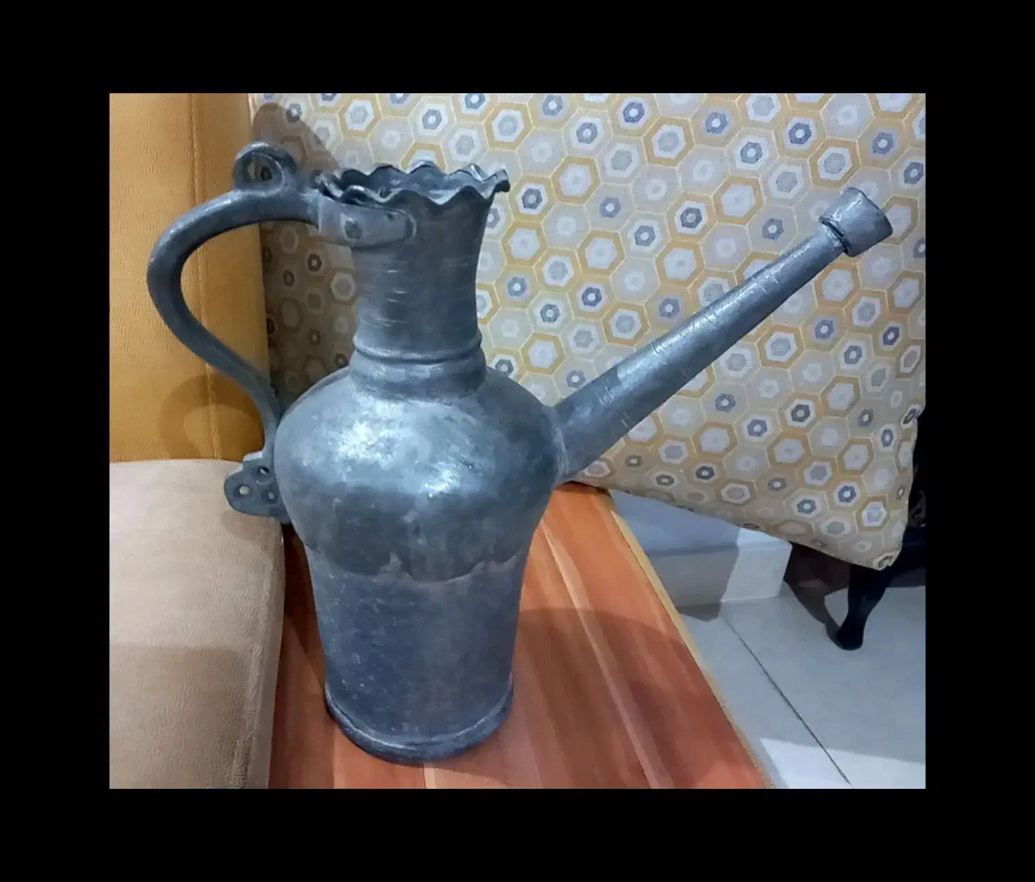 آفتابه مسی قدیمی|کلکسیون اشیاء عتیقه|بندر انزلی, کوی واحدی|دیوار