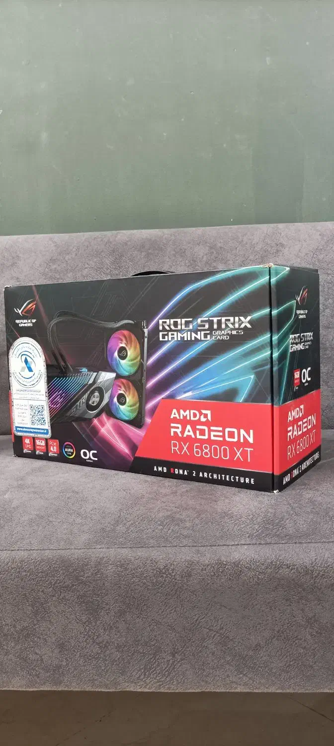 کارت گرافیک RX 6800XT ROG STRIX|قطعات و لوازم جانبی رایانه|مشهد, عامل|دیوار