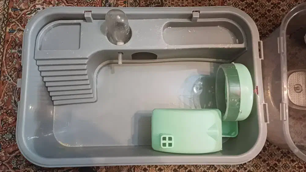 قفس و باکس همستر با کلیه وسایل فوری|لوازم جانبی حیوانات|تهران, ایوانک|دیوار