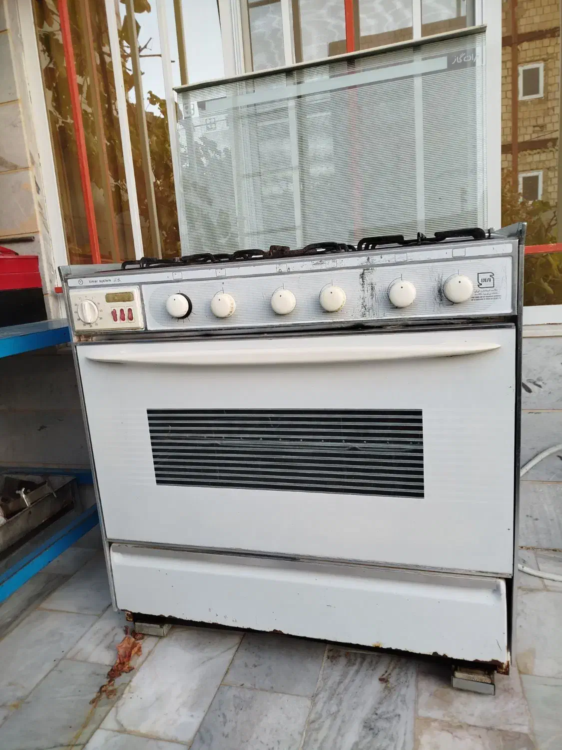 اجاق گاز پنج شعله فردار و ترموکوپل دار|اجاق گاز و لوازم برقی پخت‌وپز|گلپایگان, |دیوار