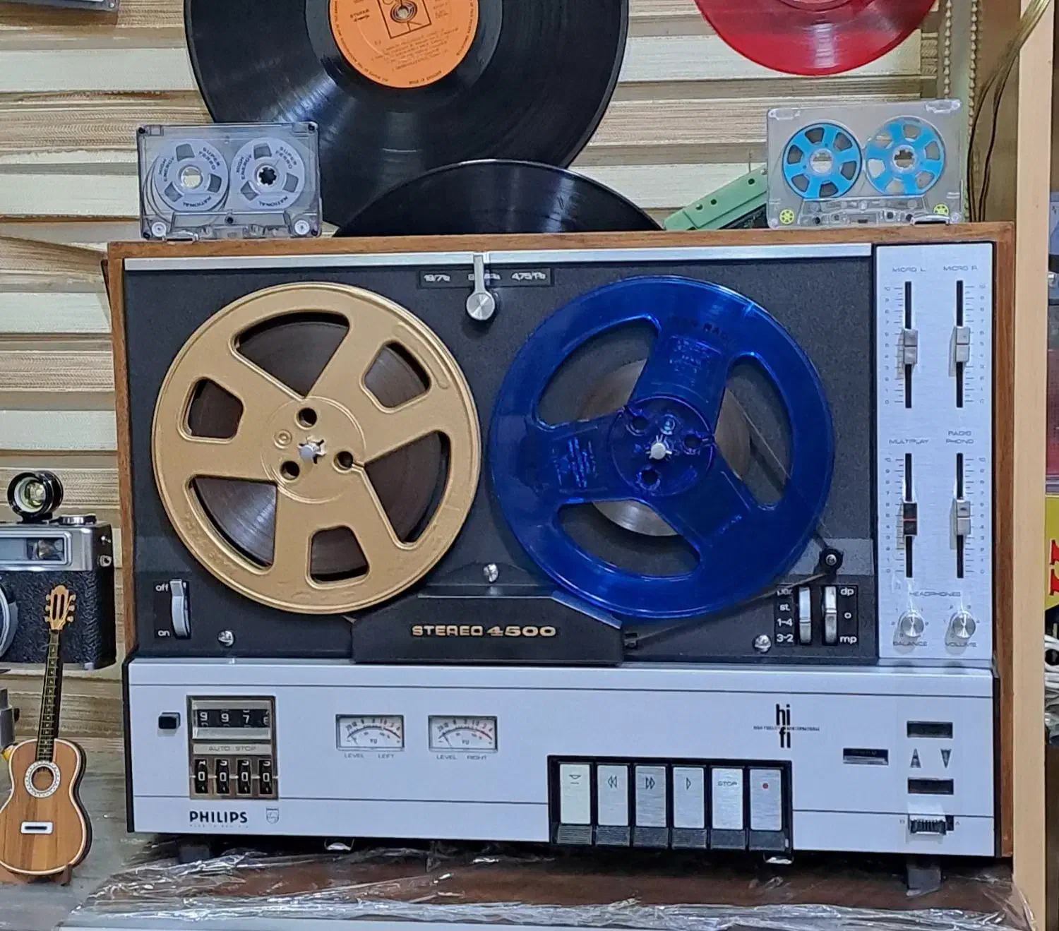 ضبط دک استریو ریل قدیمی فیلیپس ساخت اتریش|سیستم صوتی خانگی|تهران, فردوس|دیوار