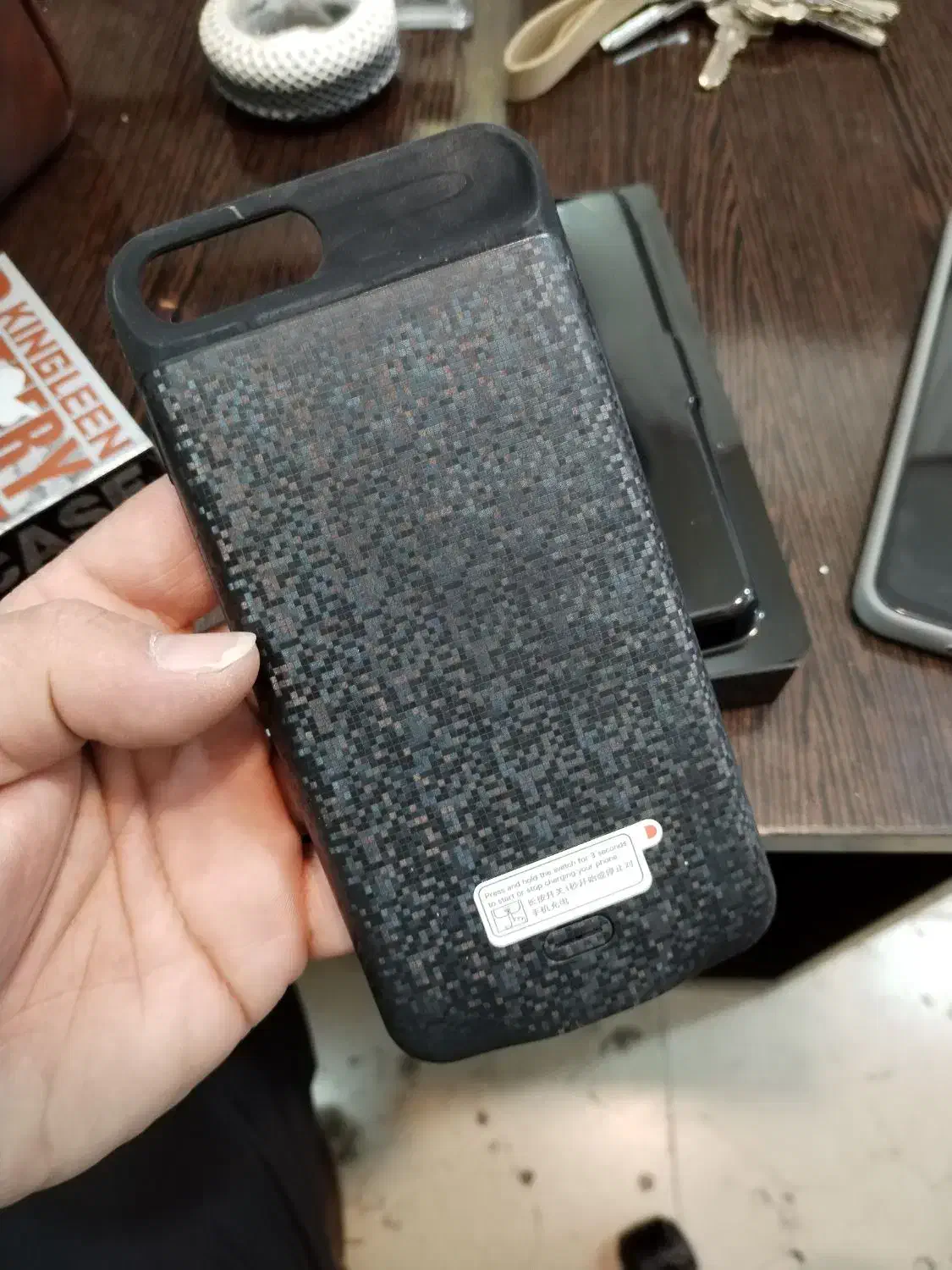 قاب پاور بانک دار سری ایفون های 6.7.8.و پلاس و X|لوازم جانبی موبایل و تبلت|اردبیل, |دیوار