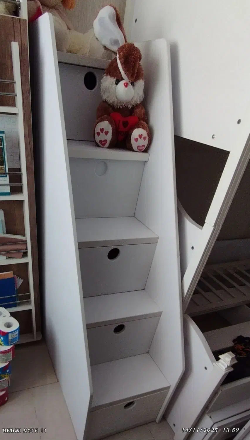 تخت خواب دوطبقه نوجوان|تخت و سرویس خواب|پرند, فاز ۶|دیوار