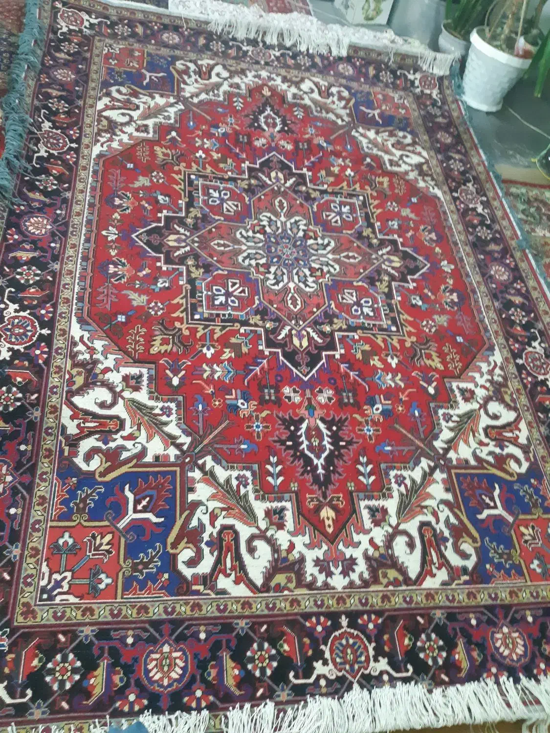 فرش ۹متری دستباف هریس اسماعیل بیگ|فرش|خواجه, |دیوار