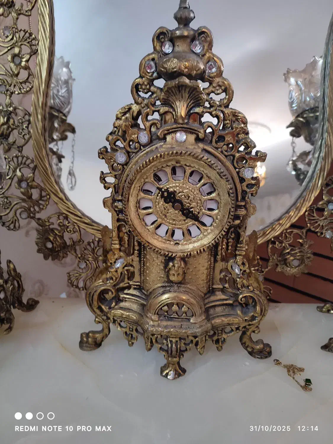 اینه وشمعدان برنجی|آینه|ری, صالحآباد شرقی|دیوار