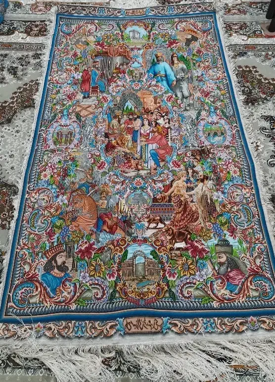 فرش دستبافت|تابلو فرش|کرمانشاه, |دیوار