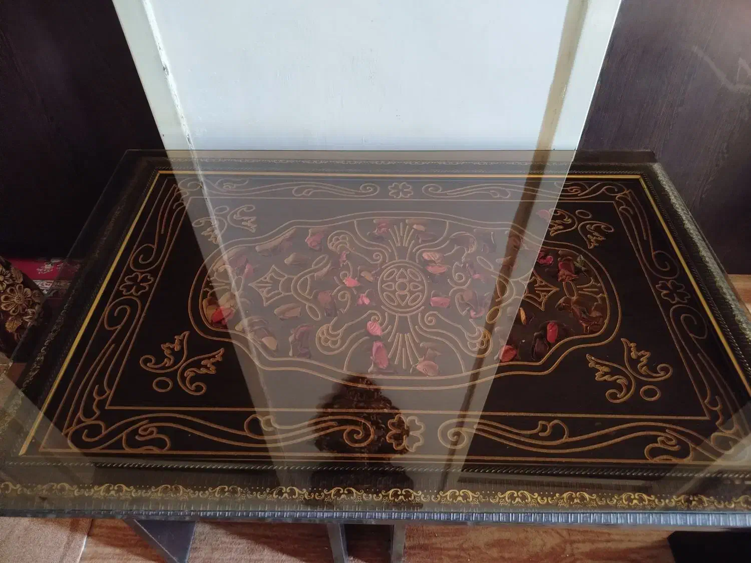 میز جلو مبلی گل میز|مبلمان خانگی و میز عسلی|کازرون, |دیوار