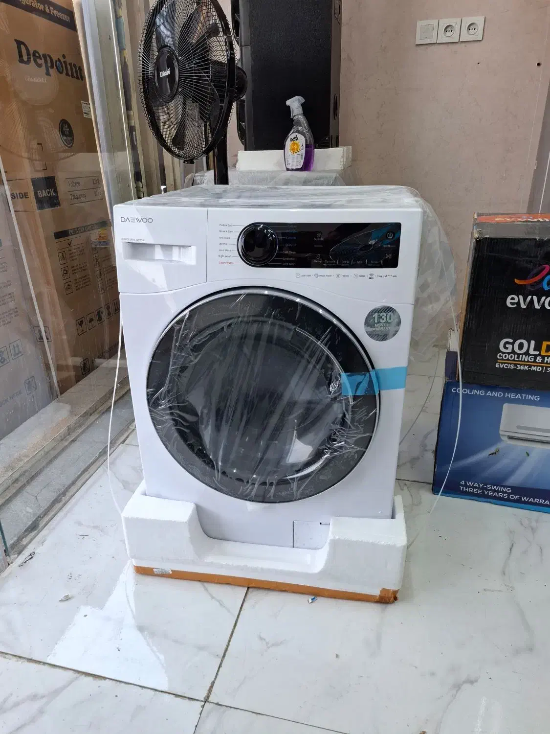 لباسشویی دوو 9کیلویی مدل LM-990W|ماشین لباسشویی و خشک‌کن لباس|اهواز, زندوکیلی|دیوار