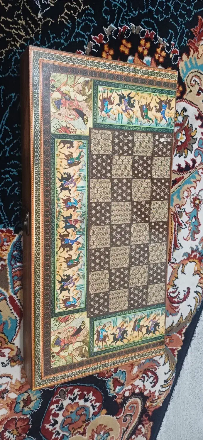 تخته نرد نو و جای بازی شطرنج اصلا استفاده نکردم|کلکسیون و سرگرمی|ساری, |دیوار