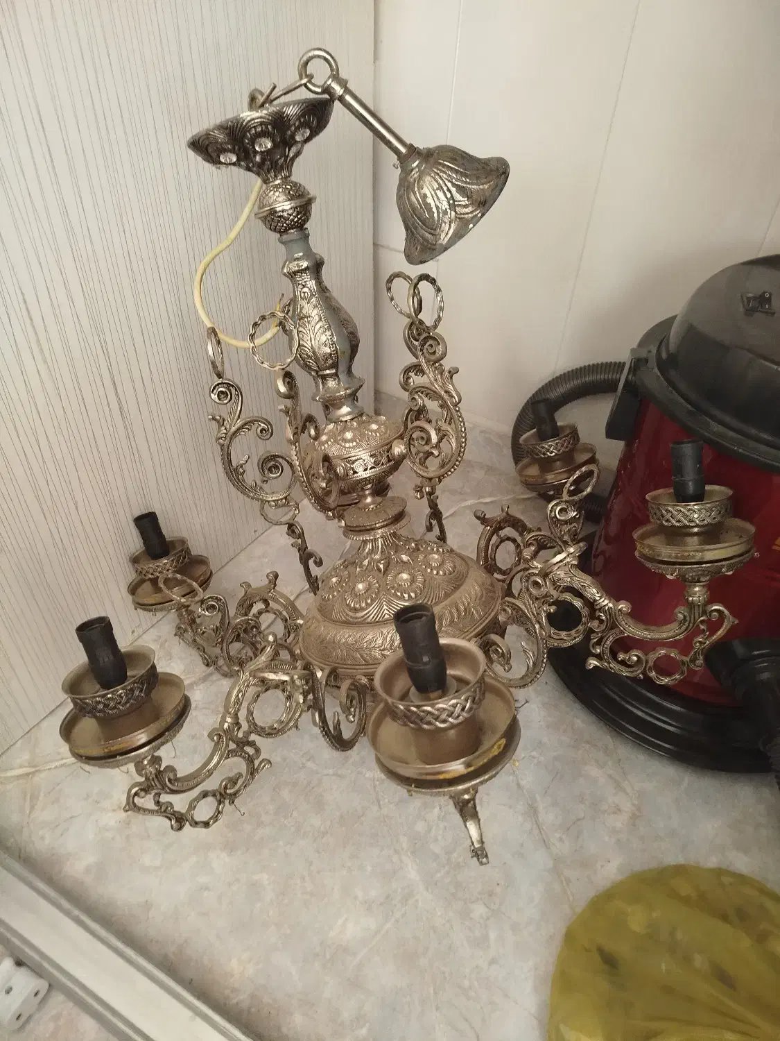 لوستر شش شاخه|لوستر و چراغ آویز|تبریز, |دیوار