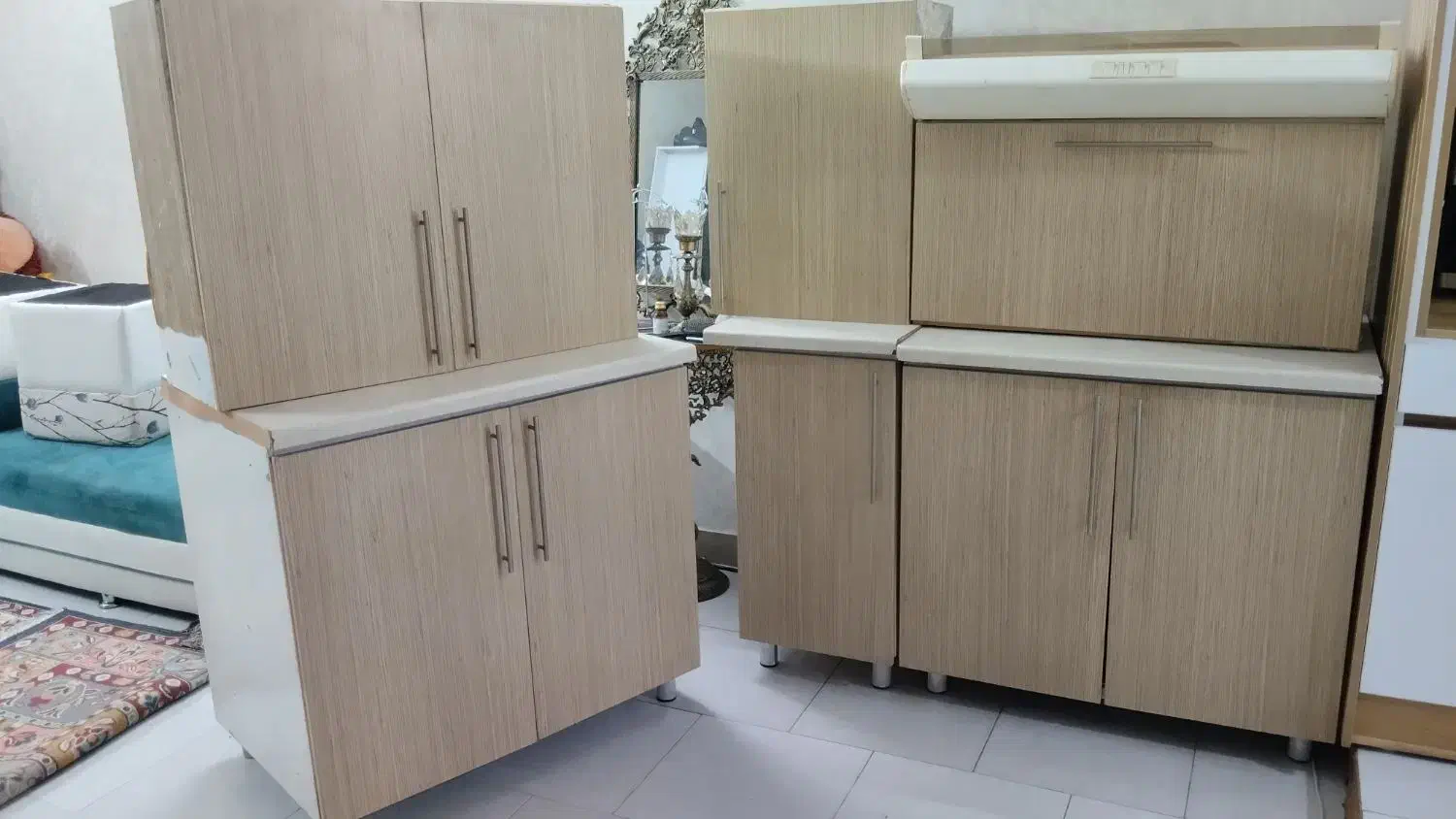 فلزی|آبچکان و نظمدهنده ظروف|قرچک, مجتمع مسکونی طبیعت|دیوار