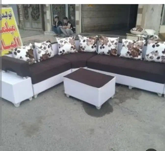 فروش  مبل راحتی ال  با ترکیب  دلخواه  بدون واسطه|مبلمان خانگی و میز عسلی|تهران, شهرک شریفی|دیوار